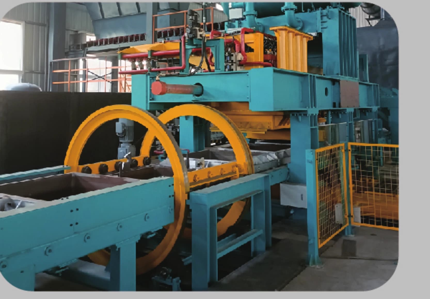 Automatic static pressure molding line classic case 3-2