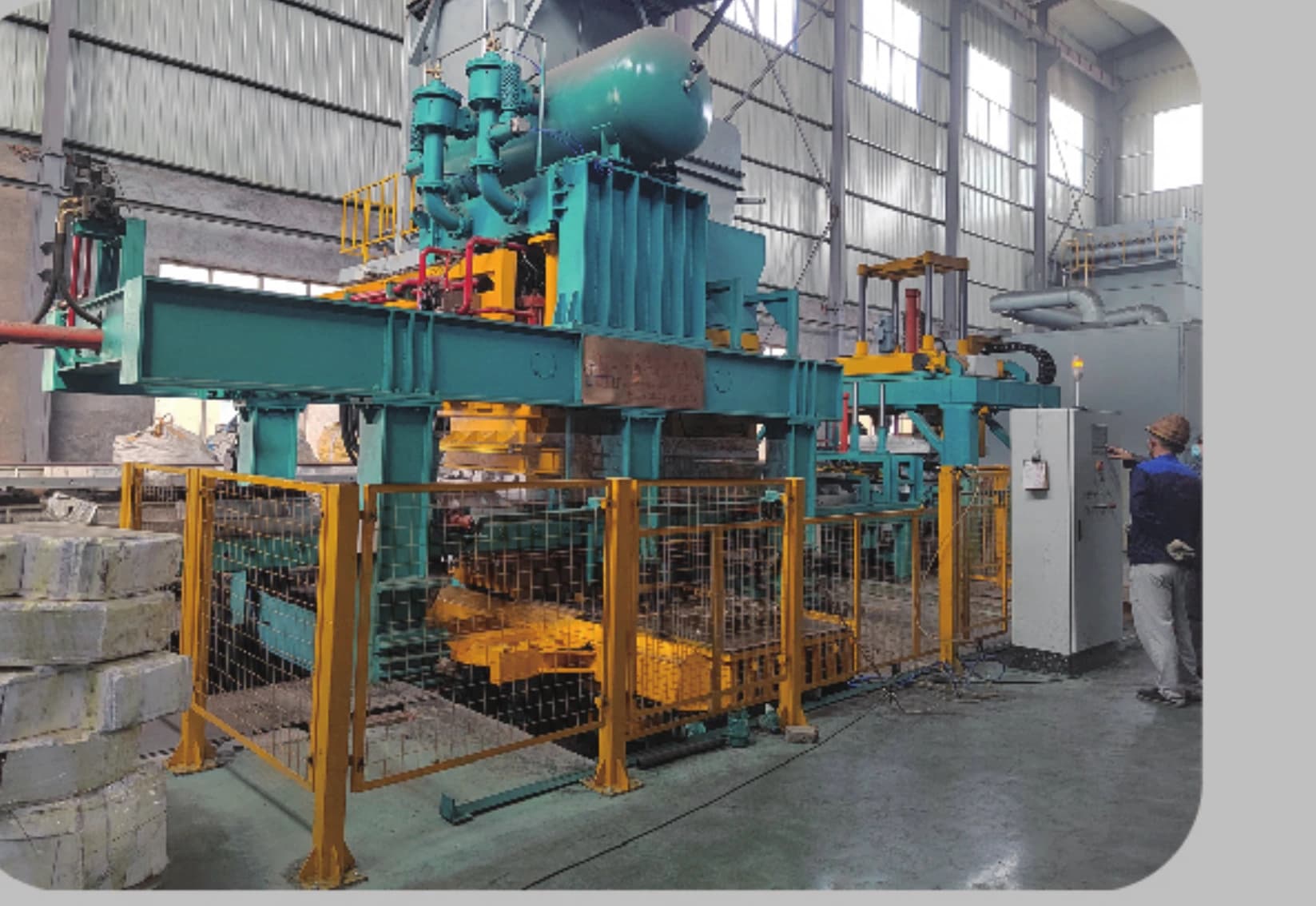 Automatic static pressure molding line classic case 4-1