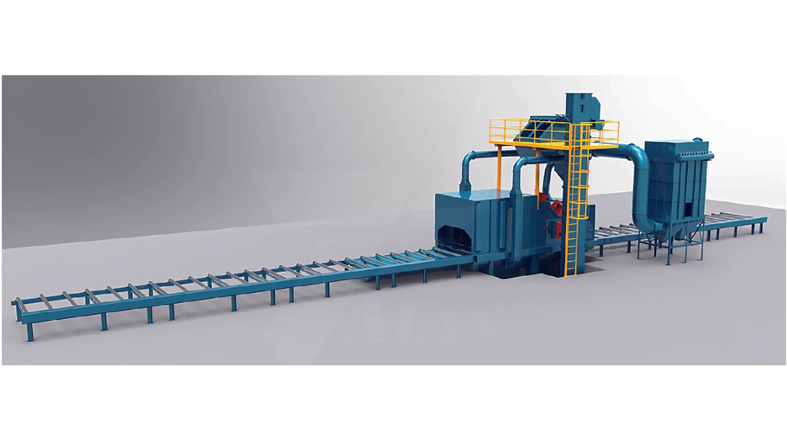 Roller Conveyor Shot Blasting Machine