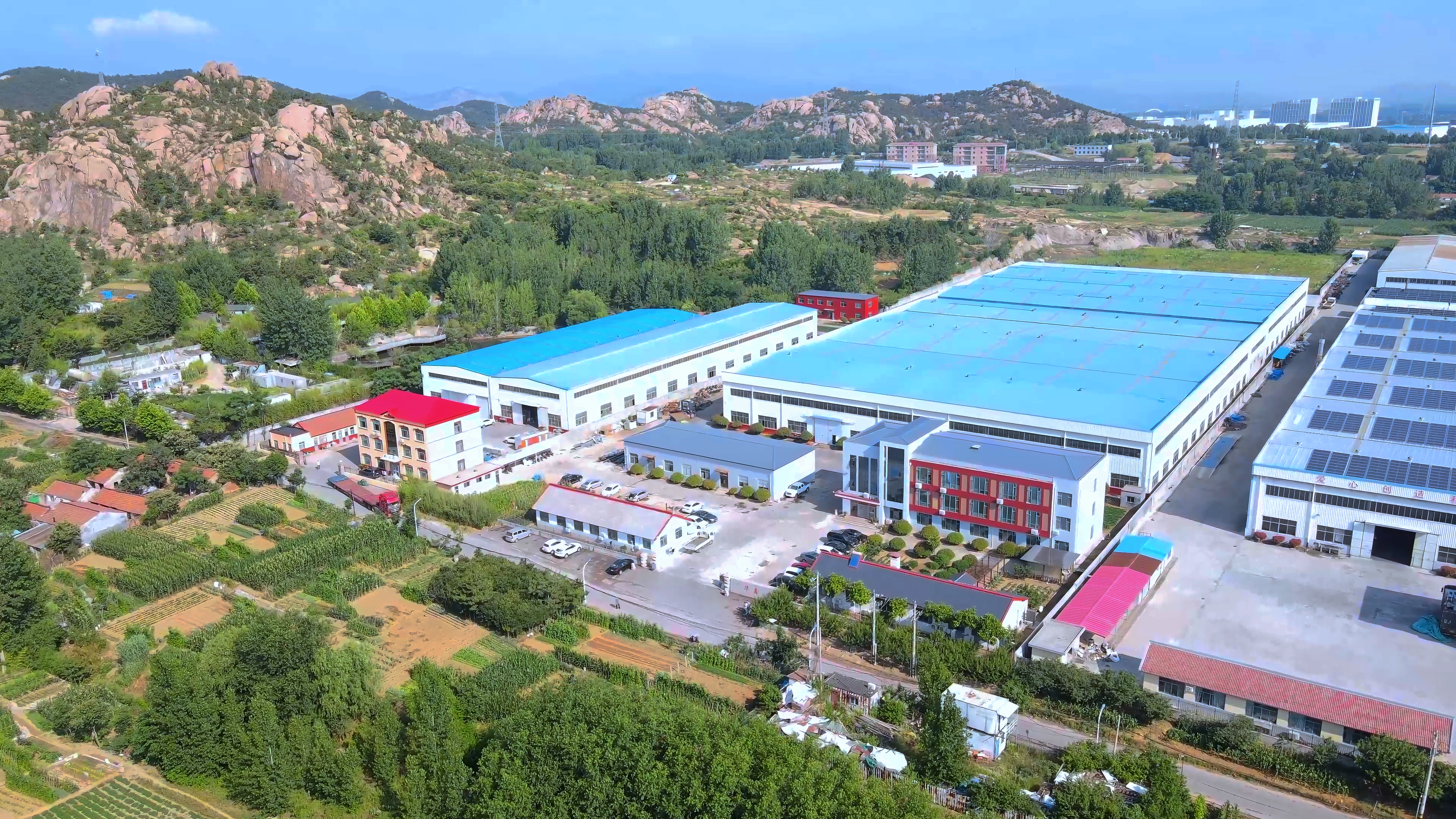 Qingdao Huaxin factory aerial view